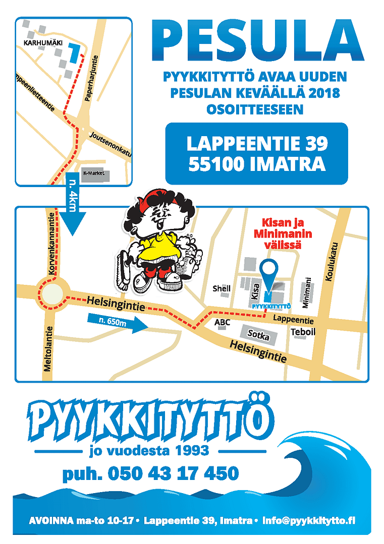 Imatran toimipiste muuttaa keväällä 2018
